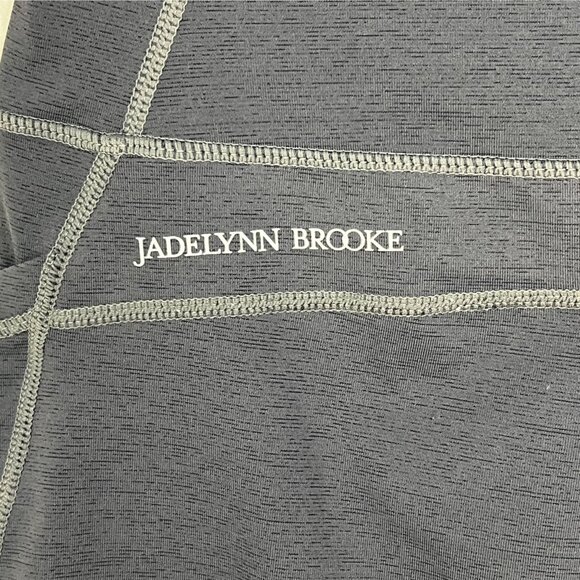 Jadelynn Brooke JLB Fit 3 Tier Colorblock Athletic Leggings Pockets S Athleisure - Picture 4 of 6
